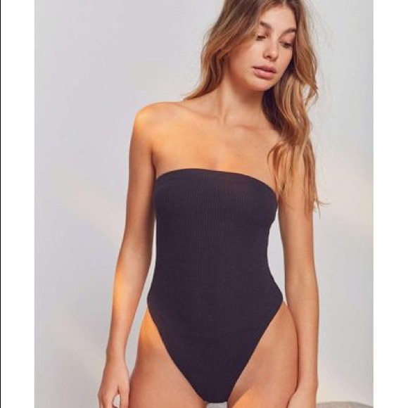 UO Out From Under MJ Tube Top Bodysuit NWOT - Picture 4 of 6